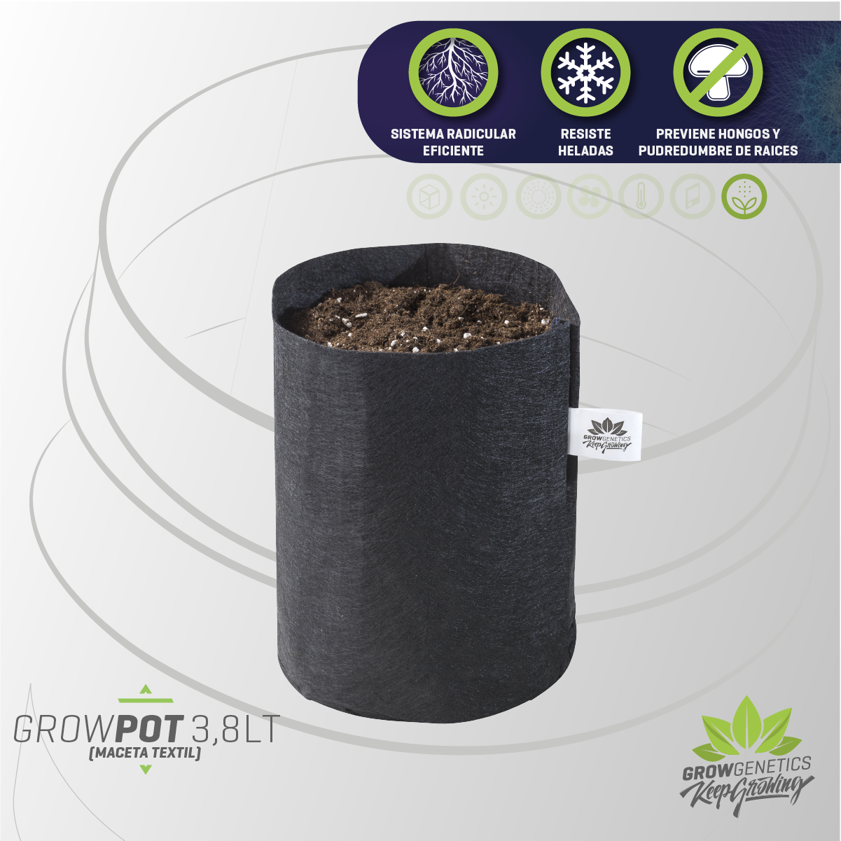 GROW POT 3,8LT